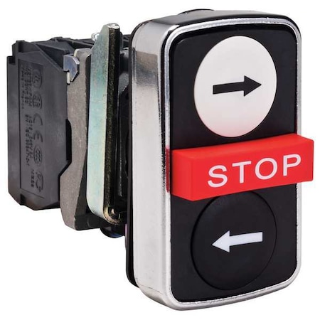 Schneider Electric Multihead Operator, 22 mm, 1NO/1NC, Rectangular XB4BA711237