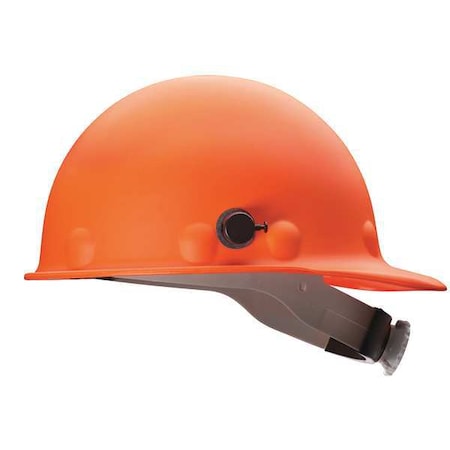 Fibre-Metal By Honeywell Hard Hat, Roughneck P2HN, Fiberglass, 8 Point Ratchet, Type 1, Class G, Orange P2HNQRW03A000