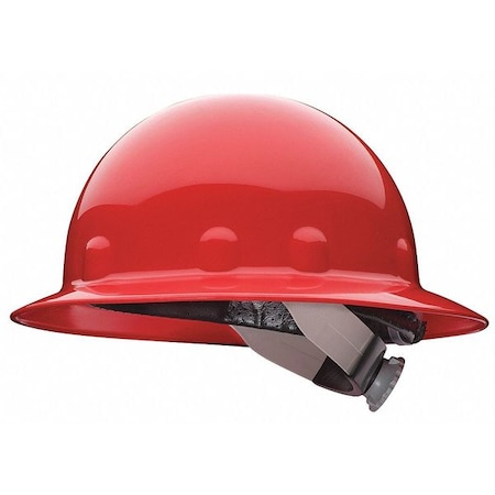 Fibre-Metal By Honeywell Hard Hat, Super Eight E1, Thermoplastic, 8 Point Ratchet, Type 1, Class E, Red E1RW15A000