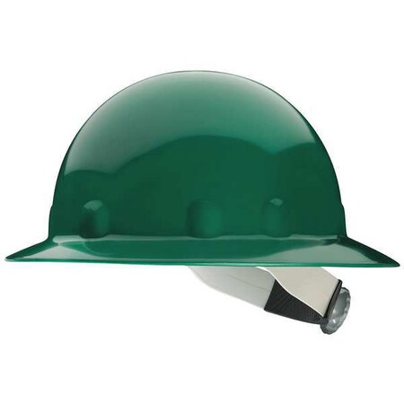 Fibre-Metal Hard Hat, Super Eight E1, Thermoplastic, 8 Point Pinlock (8-Point), Type 1, Class E, Green E1W74A000