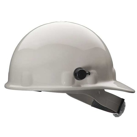 Fibre-Metal By Honeywell Hard Hat, Super Eight E2, Thermoplastic, 8 Point Ratchet, Type 1, Class G, White E2QRW01A000
