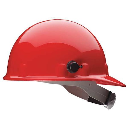 Fibre-Metal By Honeywell Hard Hat, Super Eight E2, Thermoplastic, 8 Point Ratchet, Type 1, Class G, Red E2QRW15A000
