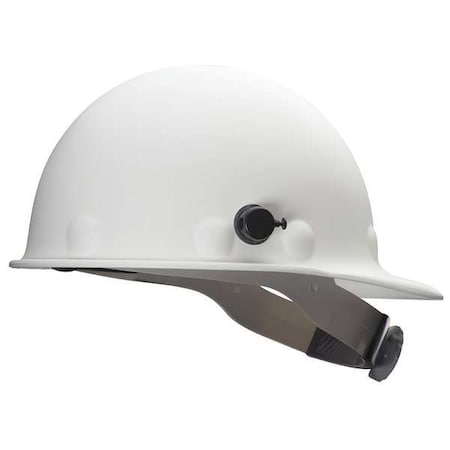 Fibre-Metal By Honeywell Hard Hat, Roughneck P2HN, Fiberglass, 8 Point Ratchet, Type 1, Class G, White P2HNQRW01A000