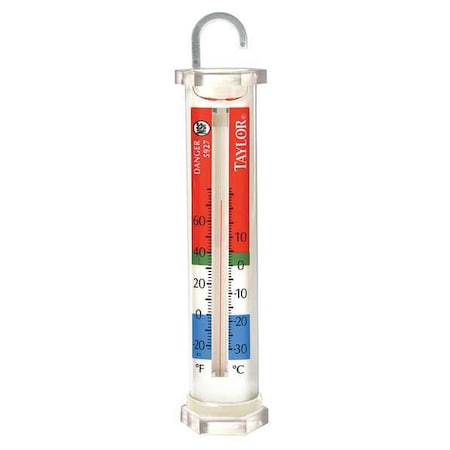 Taylor Food Srv Thermometer, -20 to 60, Analog 5927