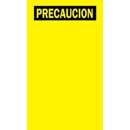 Brady Safety Sign, 10 in Height, 14 in Width, Plastic, Rectangle, Spanish 25407