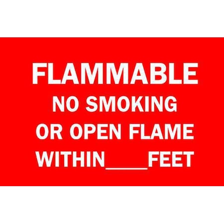 Brady No Smoking Sign, 7" H, 10" W, Plastic, Rectangle, English, 25109 25109