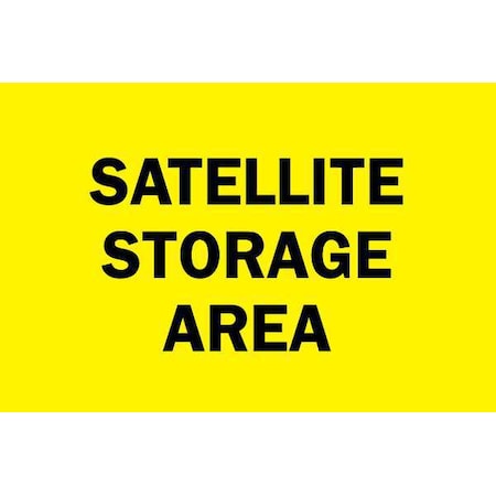 Brady Satellite Storage Area, 10" W x 7" H, Rectangle, Polyester, 30672 30672