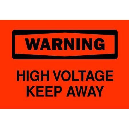 Brady Electrical Hazard Sign, 41129 41129