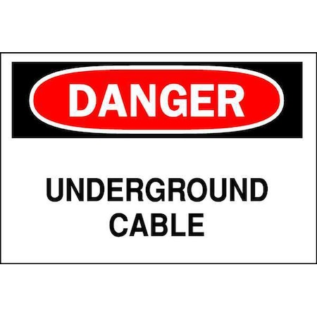 Brady Electrical Hazard Sign, 25562 25562