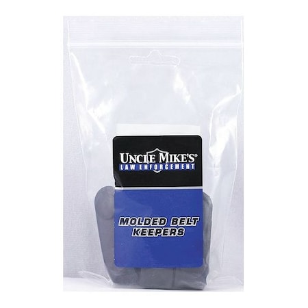 Uncle Mikes Belt Keeper, Polymer, Black 88653