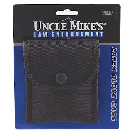 Uncle Mikes Single Glove Pouch, Black, Nylon 88871