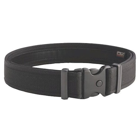 Uncle Mikes Duty Belt, Nylon, Black, M, Buckle, Hook-and-Loop 87771
