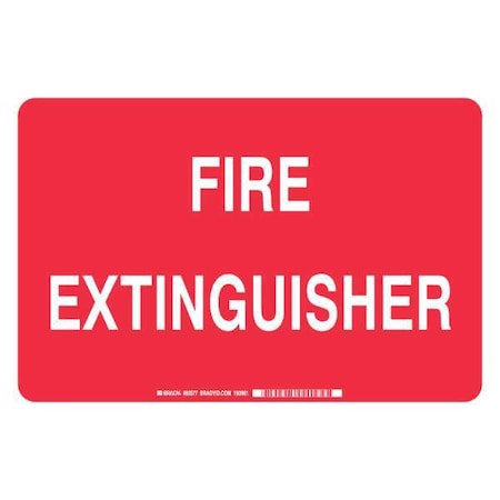 Brady Safety Sign, 10 in Height, 14 in Width, Polyester, Rectangle, English 60577
