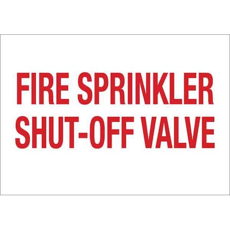 Brady Safety Sign, 7 in Height, 10 in Width, Polyester, Rectangle, English 90370