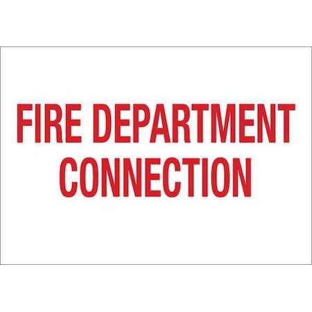 Brady Safety Sign, 10 in Height, 14 in Width, Aluminum, Rectangle, English 51546