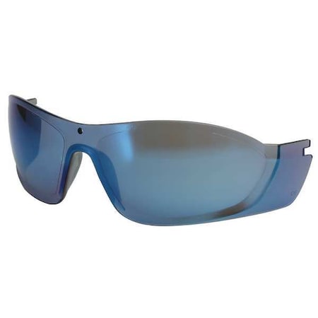 North Repl Lens, Polycarbonate, Blue Mirror 456FRL