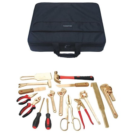 Westward Hazmat Nonsparking Tool Set, 16 pc. 23X823