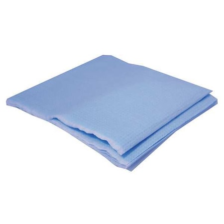 Medsource Specialty Cot Sheet, Blue, 90" L, PK36 MS-42205