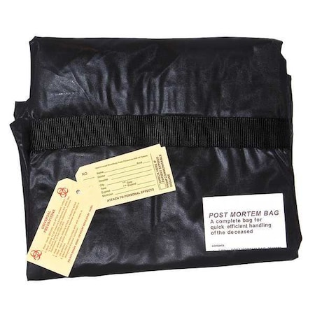 Medsource Chlorine Free Body Bag, Blk, Handles, PK10 MS-BOD200