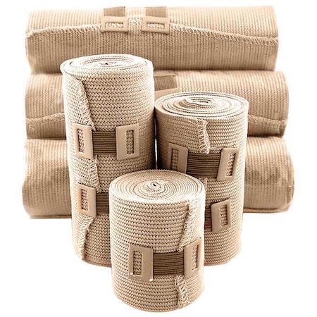 Medsource Elastic Bandages, Beige, 5yd L, 3"W, PK50 MS-EB003