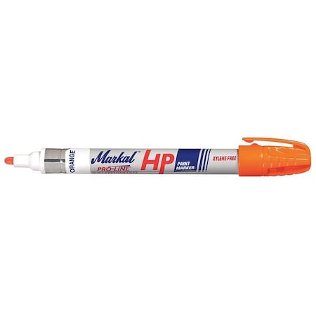 Markal Permanent Liquid Paint Marker, Medium Tip, Orange Color Family, Paint  96964