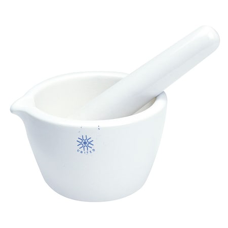 United Mortar and Pestle, Porcelain, Glzd, 1150C JMD275