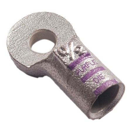 Westward Lug, 2/0ga, 3/8 In, Crimp/Solder, PK25 23YZ96