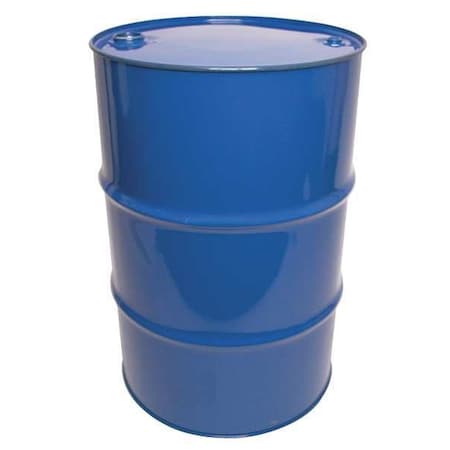 Zoro Select Closed Head Transport Drum, Steel, 55 gal, Lined, Blue TH55-3R-MBLU