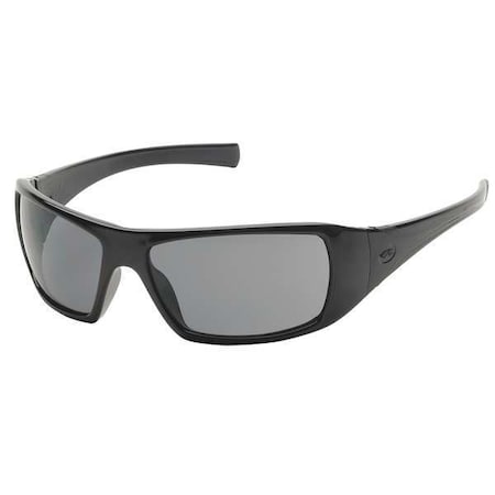 Pyramex Goliath(R), Safety Glasses, Anti-Scratch, Gray Lens, Black Frame, Full-Frame SB5620D