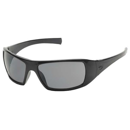 Pyramex Goliath(R), Safety Glasses, Anti-Scratch, Gray Lens, Black Frame, Full-Frame, Polarized SB5621D