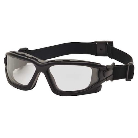 Pyramex Safety Goggles, Clear Lens, H2X Anti-Fog, Direct Vented, Foam Padding, I-Force Series SB7010SDT