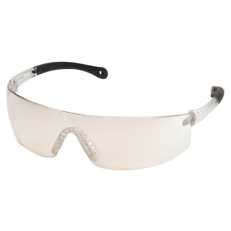 Pyramex Provoq(R), Safety Glasses, Anti-Scratch, Gray Mirror Lens, Indoor/Outdoor Mirror Frame, Frameless S7280S