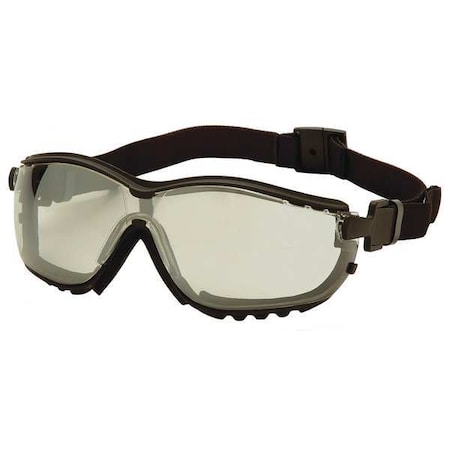 Pyramex Safety Goggles, Indoor/Outdoor Mirror, Anti-Fog, Direct Vented, Foam Padding, V2G Series GB1880ST