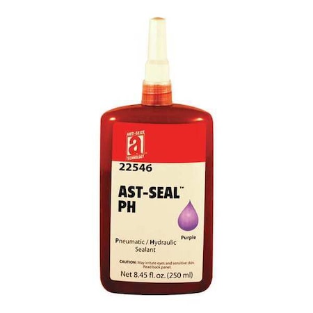 Anti-Seize Technology Pipe Thread Sealant 8.5 fl oz, Bottle, Purple, Liquid 22546