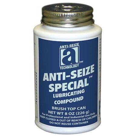 Anti-Seize Technology Anti Seize, Aluminum, 8 oz. Brush Top 18010
