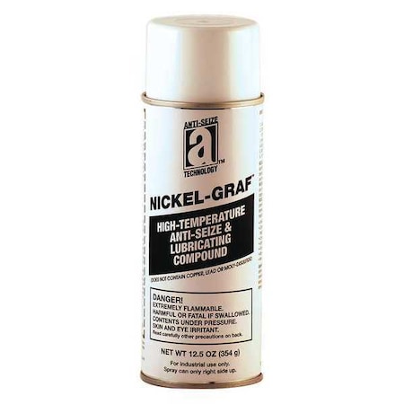 Anti-Seize Technology Anti Seize, Nickel, 12.5 oz, Spray Can 13014