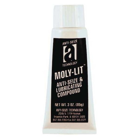 Anti-Seize Technology Anti Seize, Moly Paste, 3 oz, Tube 12003