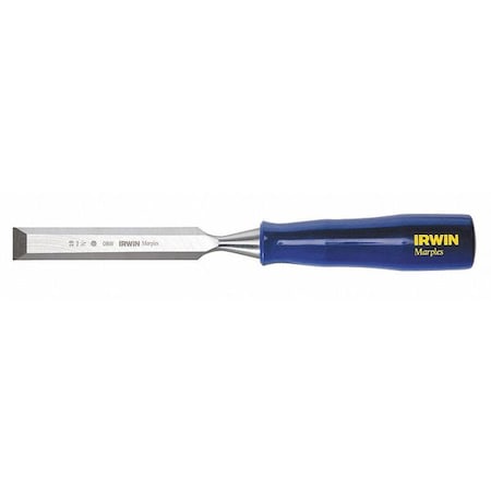 Irwin Wood Chisel, 3/4 x 4-1/2 In, Blue M44434N