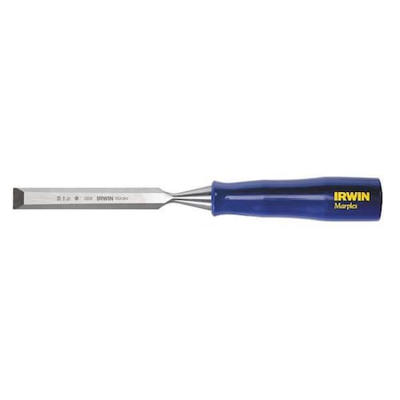 Irwin Wood Chisel, 5/8 x 4-1/2 In, Blue M44458N