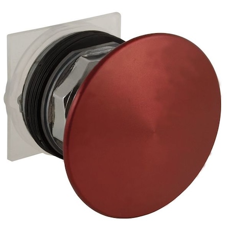 Schneider Electric Push Button Operator, Mushroom Head, Momentary Action, Not Applicable Release, Non-Illuminated, Red 9001KR25RM