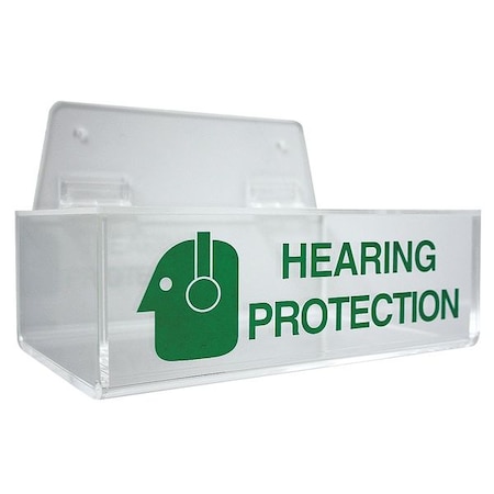 ZORO SELECT Reusable Ear Plugs with Dispenser, Table Top, Wall Mount, Capacity: 100 Pairs 23Z422