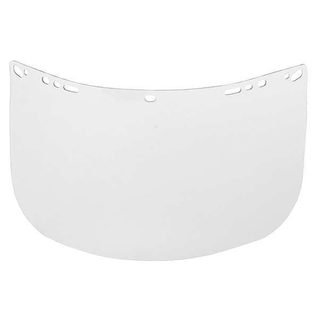 Bullard Visor, Clear Visor, 8 in Height, Uncoated Lens, clear 860T