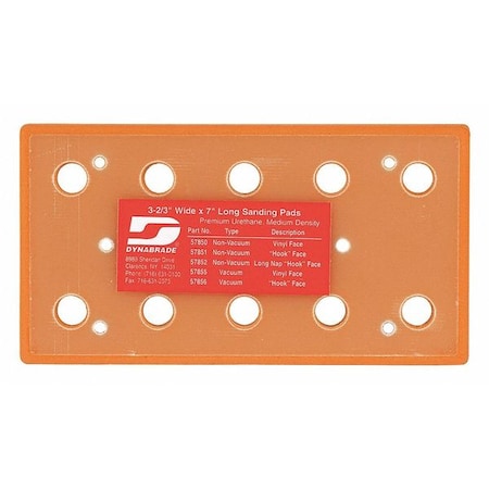 Dynabrade Dynabug, Dsc Pad, 3-2/3" X 7" 57855
