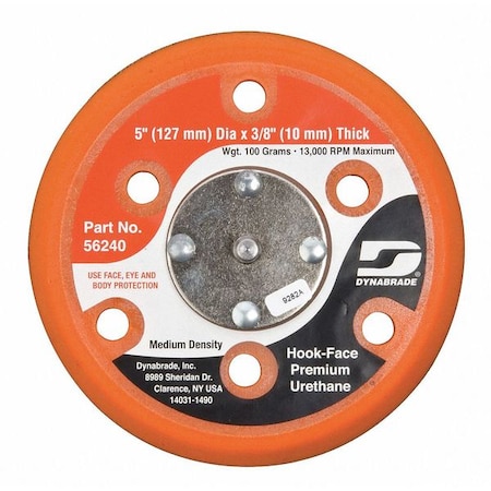 Dynabrade Vacuum, Disc Pad, 127 mm dia. 56240