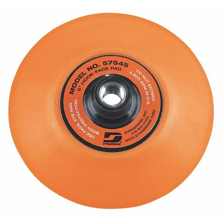 Dynabrade Non-Vacuum, Wet/Dry Sander Disc Pad, 6" 57545