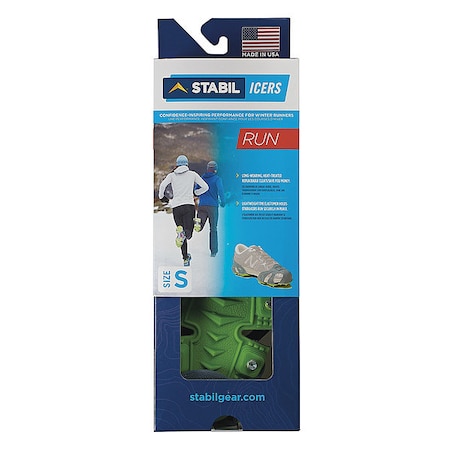 Stabilicers Stabilicers Run, X-Small, Gray/Green, PR RUN-750-001