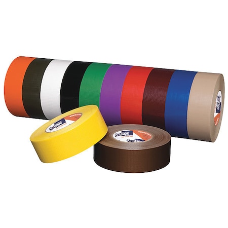 Shurtape DuctTape, Yellow, 60-1/8ydL, 1-7/8inW 105483