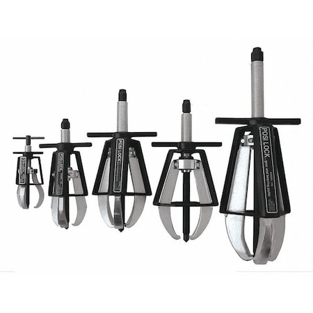 Posi Lock Puller Set, Locking, 5 pcs., 20 tons Cap. PM5