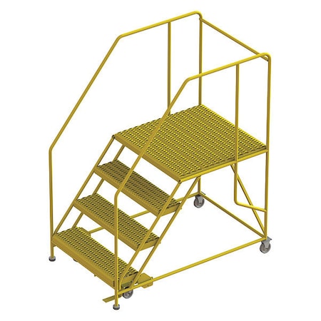 Tri-Arc Work Platform, 4-Step, 800 lb.Cap, Steel WLWP143636SL-Y