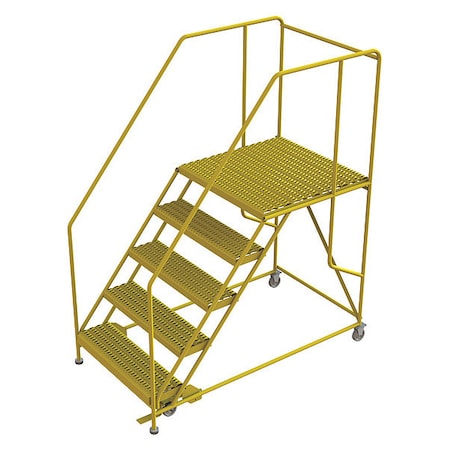 Tri-Arc Work Platform, 5-Step, 800 lb.Cap, Steel WLWP153636SL-Y